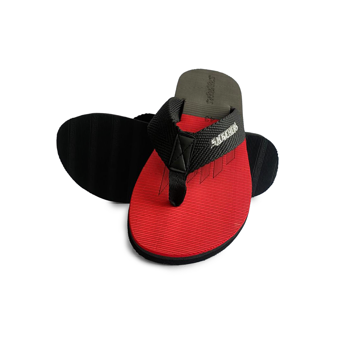 S-K-E-C-H-E-R-S Red Cross Slippers