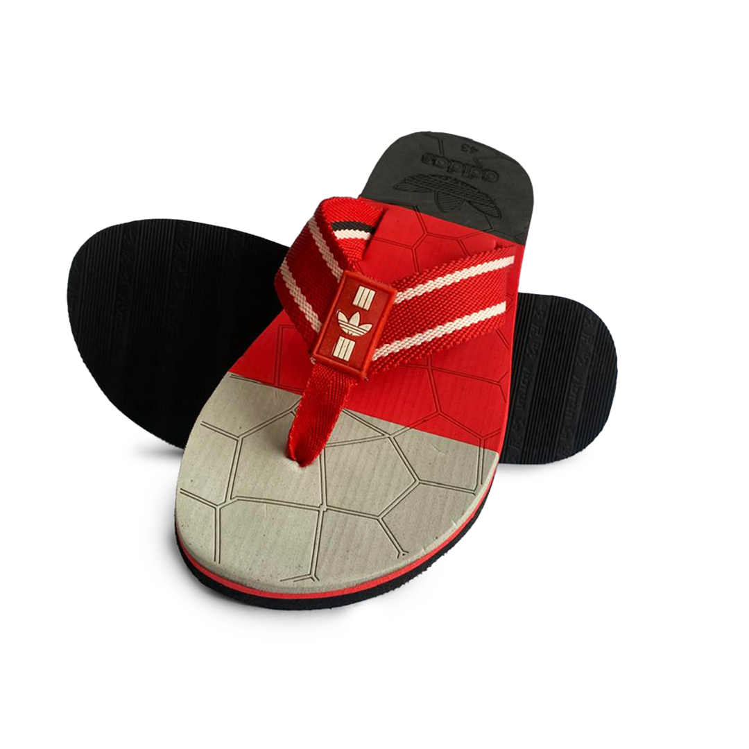 A-D-I-D-A-S Red Cross Slippers